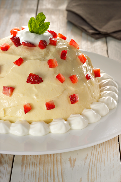 Zuccotto alle fragole