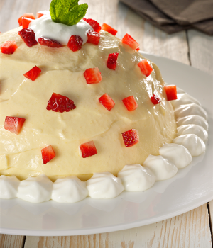 Zuccotto alle fragole