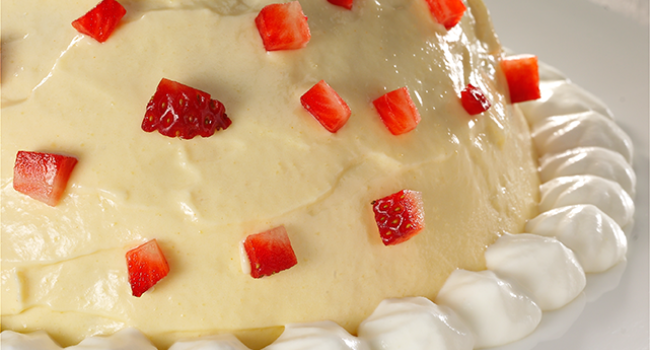 Zuccotto alle fragole