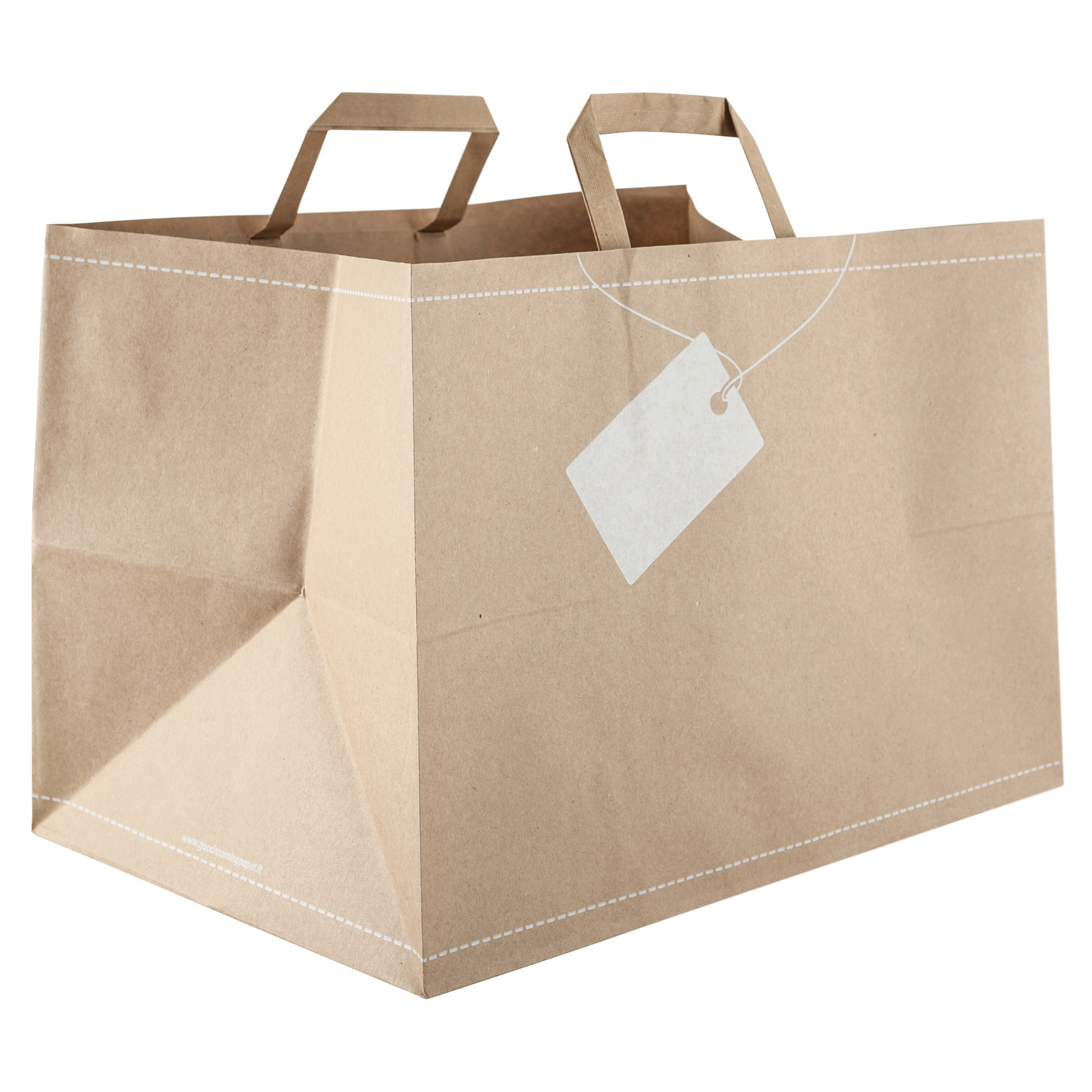 Borsa tag con etichetta per personalizzazione