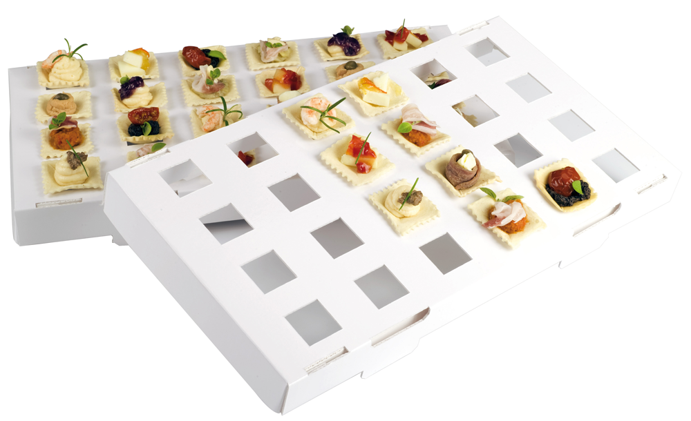 Buffet 24 S’panito white cardboard