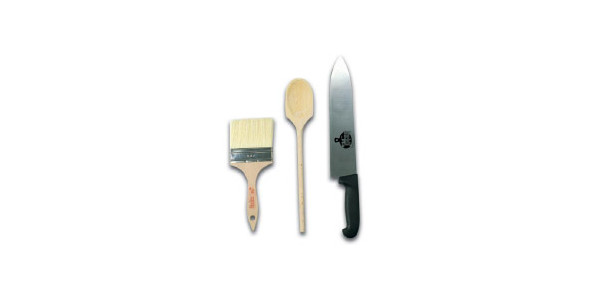 Cucchiaio rasatore in legno