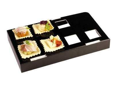 Mini-Buffet 7 S’panito, schwarzer Karton