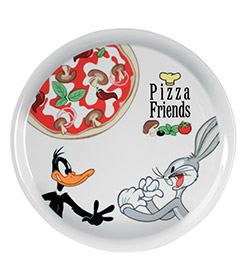 Bugs Bunny pizza plate