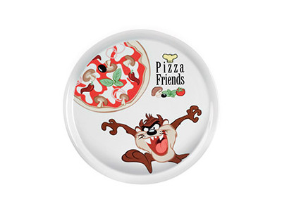 Taz pizza plate
