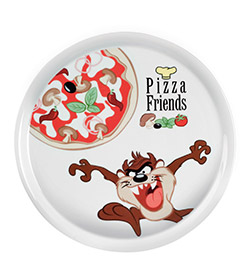 Taz pizza plate