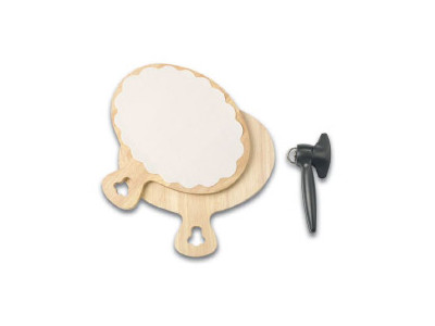 Tovagliolo ovale sottobruschetta