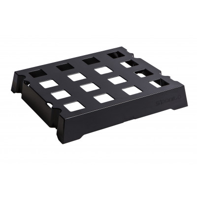 Black ABS tray of 16 S’Panito baskets